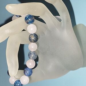 Stretch Bracelet Made With 10mm Beads